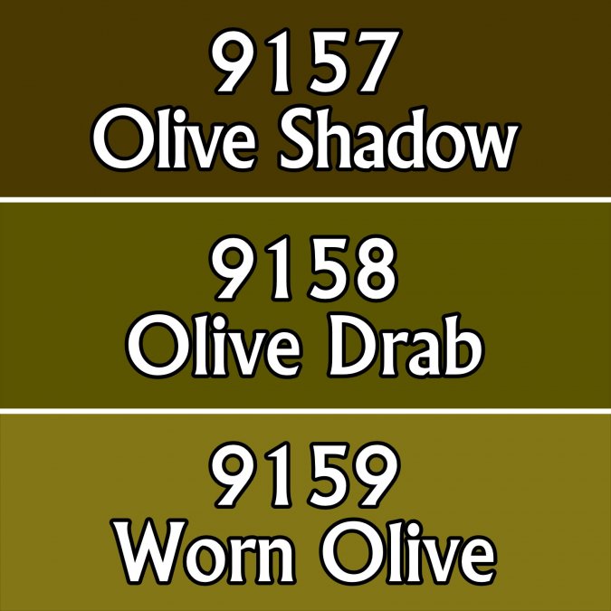 Olive Drabs: MSP Triads RPR 09753