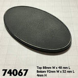 90mm X 52mm Oval Gaming Base (10) RPR 74067