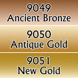 Gold-Toned Metal: MSP Triads RPR 09717