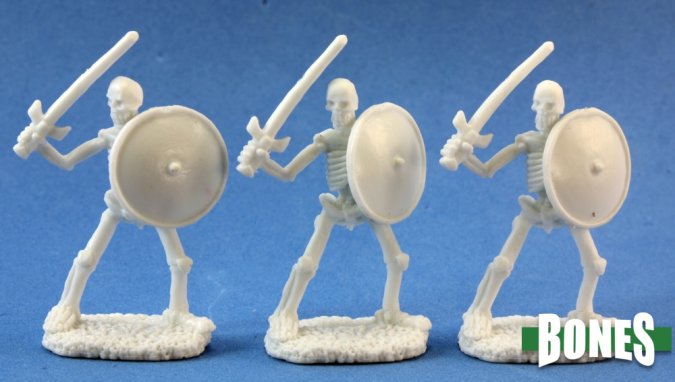 Skeletal Swordsman (3): Bones RPR 77017