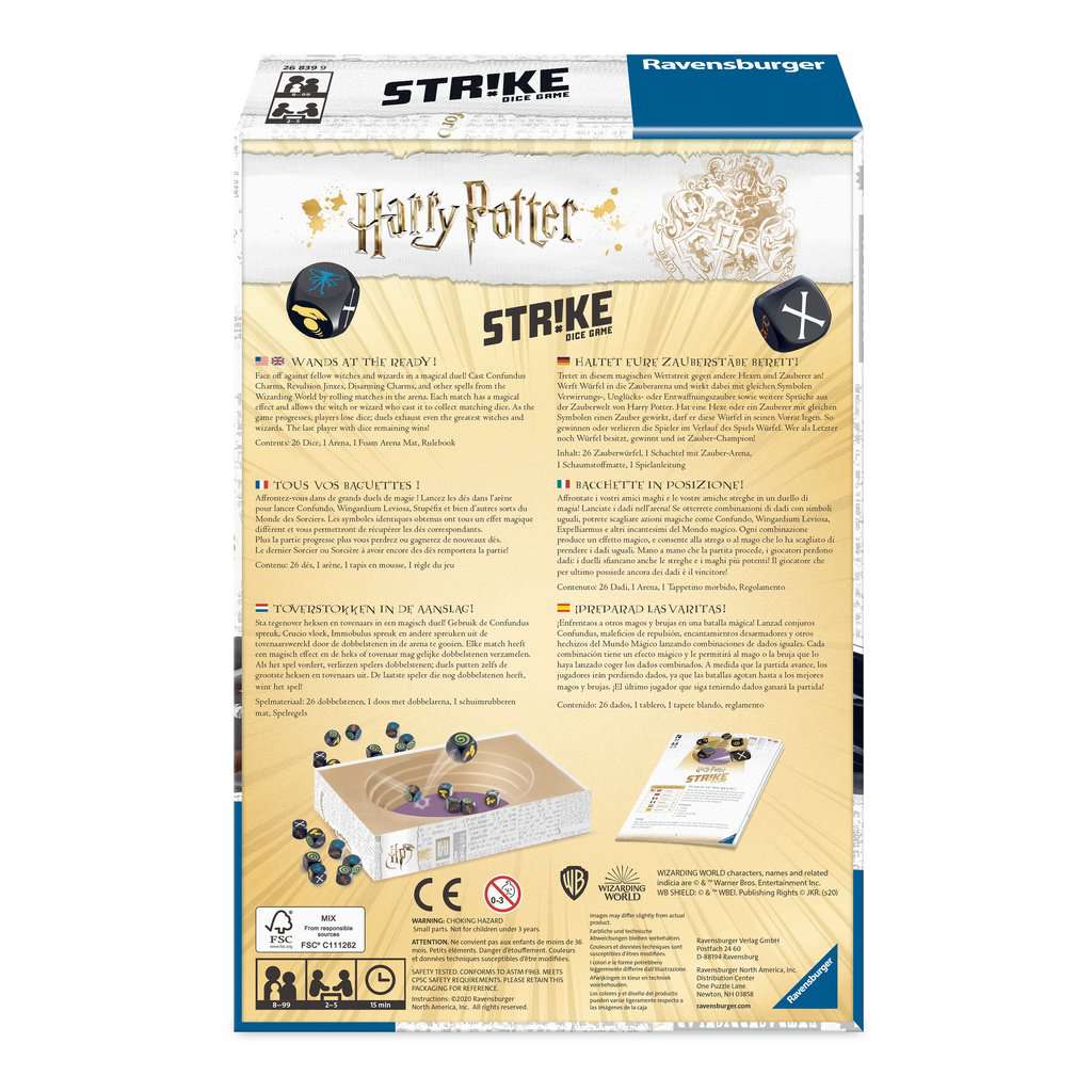 Strike Dice Game: Harry Potter RVN 26839