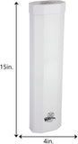 Monster Dual Playmat Tube: Opaque White with White Cap SDI MON-2MATW-352