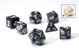 Dice Set: Pearl Charcoal Grey Acrylic SDZ 0001-01