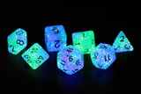 Dice Set: Peacock Glowworm SDZ 0006-03