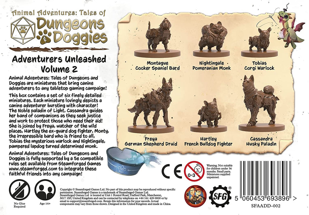 Animal Adventures: Tales of Dungeons and Doggies - Volume 2 SFL AADD-002