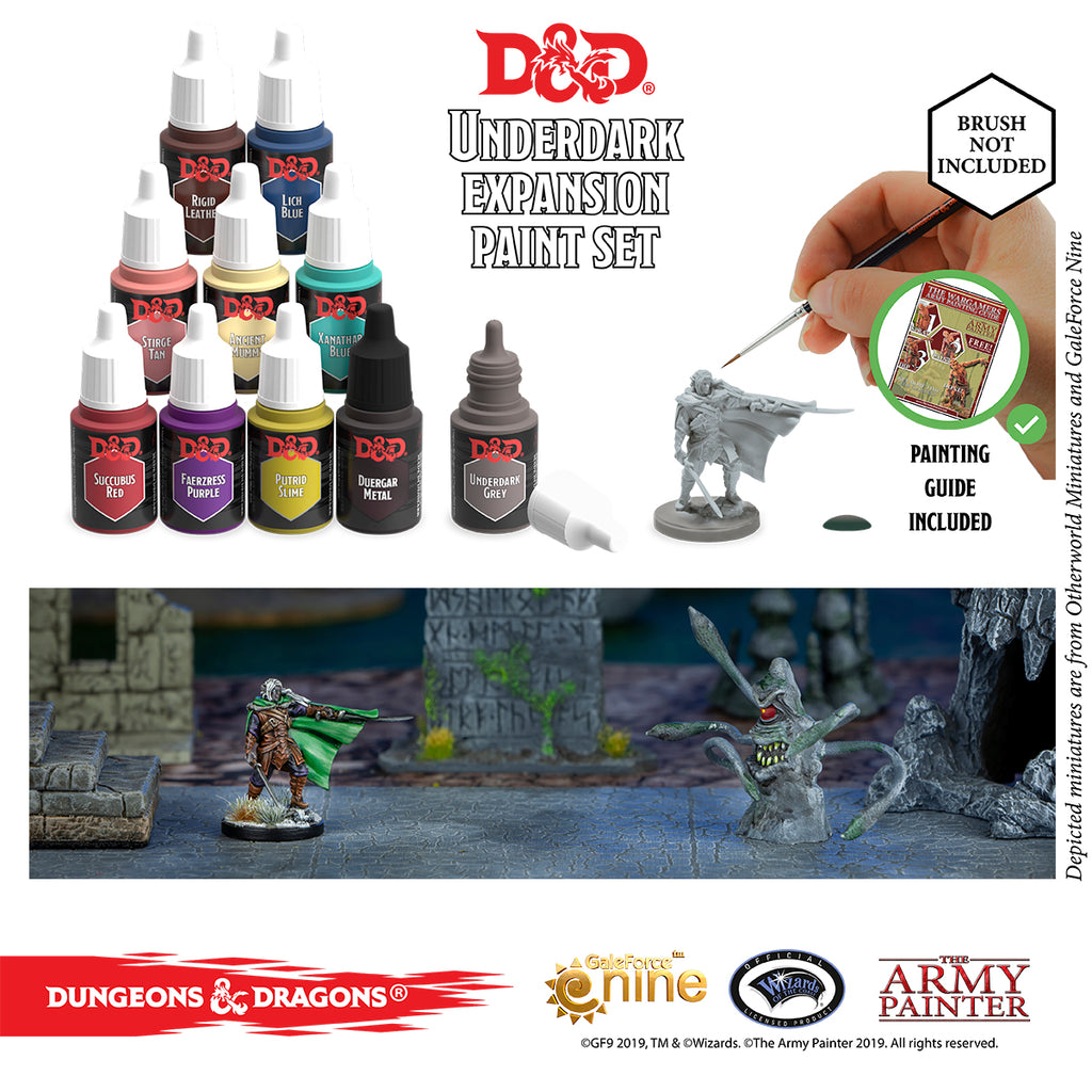 D&D Nolzur's Marvelous Pigments: Underdark Paint Expansion Set TAP 75004