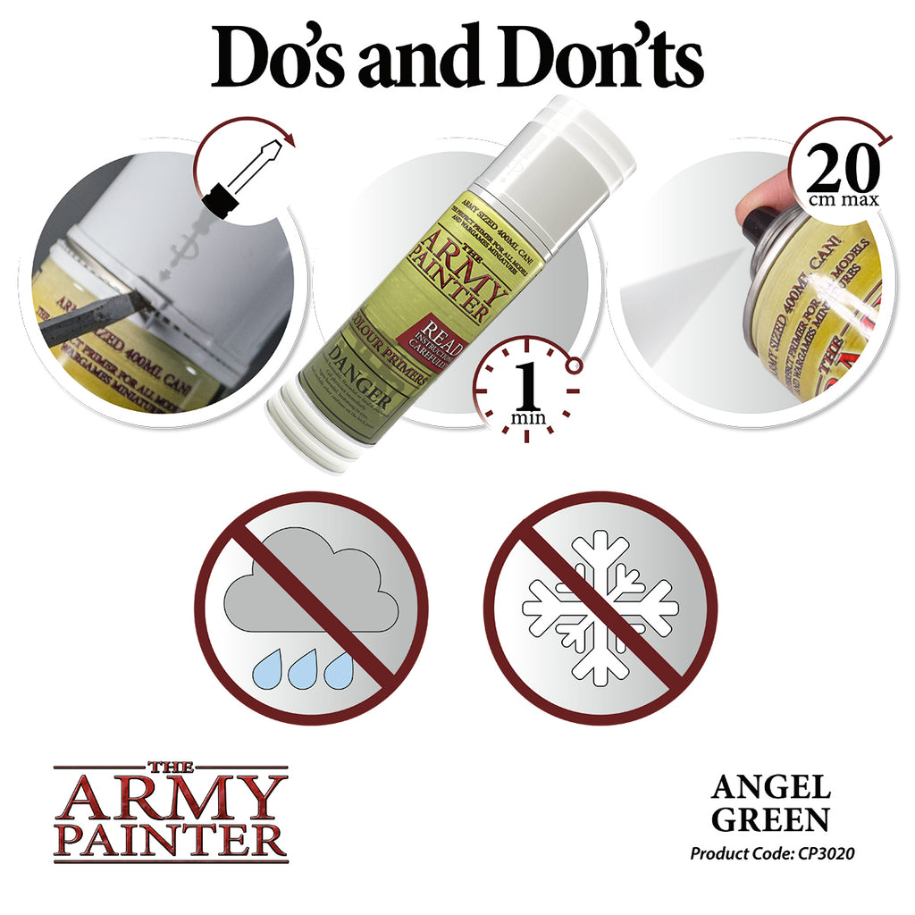 Army Painter TAP Primer - Angel Green Spray