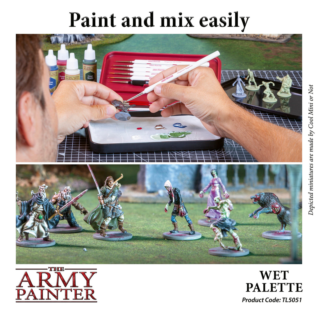 The best wet palette to paint your minis. Painter starter pack now