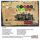 Kings of War - Greenskins Paint Set: License Warpaints TAP WP8014