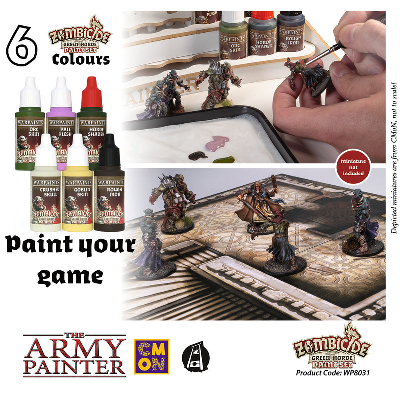 Zombicide Green Horde Paint Set: Zombicide Warpaints TAP WP8031
