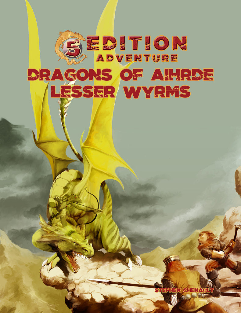 5th Edition: Dragons of Aihrde - Lesser Wyrms TLG 19334