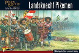 Landsknechts Pikemen (Plastic Boxset): Pike & Shotte WLG 202016001