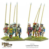 Landsknechts Pikemen (Plastic Boxset): Pike & Shotte WLG 202016001