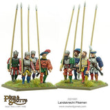 Landsknechts Pikemen (Plastic Boxset): Pike & Shotte WLG 202016001