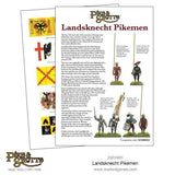 Landsknechts Pikemen (Plastic Boxset): Pike & Shotte WLG 202016001