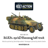 Sd.Kfz 251/1 Ausf D Halftrack Plastic Box Set: Bolt Action WLG 402012003