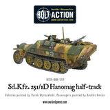 Sd.Kfz 251/1 Ausf D Halftrack Plastic Box Set: Bolt Action WLG 402012003