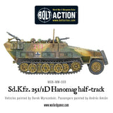 Sd.Kfz 251/1 Ausf D Halftrack Plastic Box Set: Bolt Action WLG 402012003