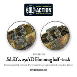 Sd.Kfz 251/1 Ausf D Halftrack Plastic Box Set: Bolt Action WLG 402012003