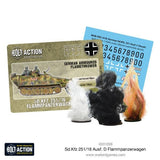 Flammpanzerwagen Sd.Kfz 251/16 Ausf D (Plastic Box): Bolt Action WLG 402012006