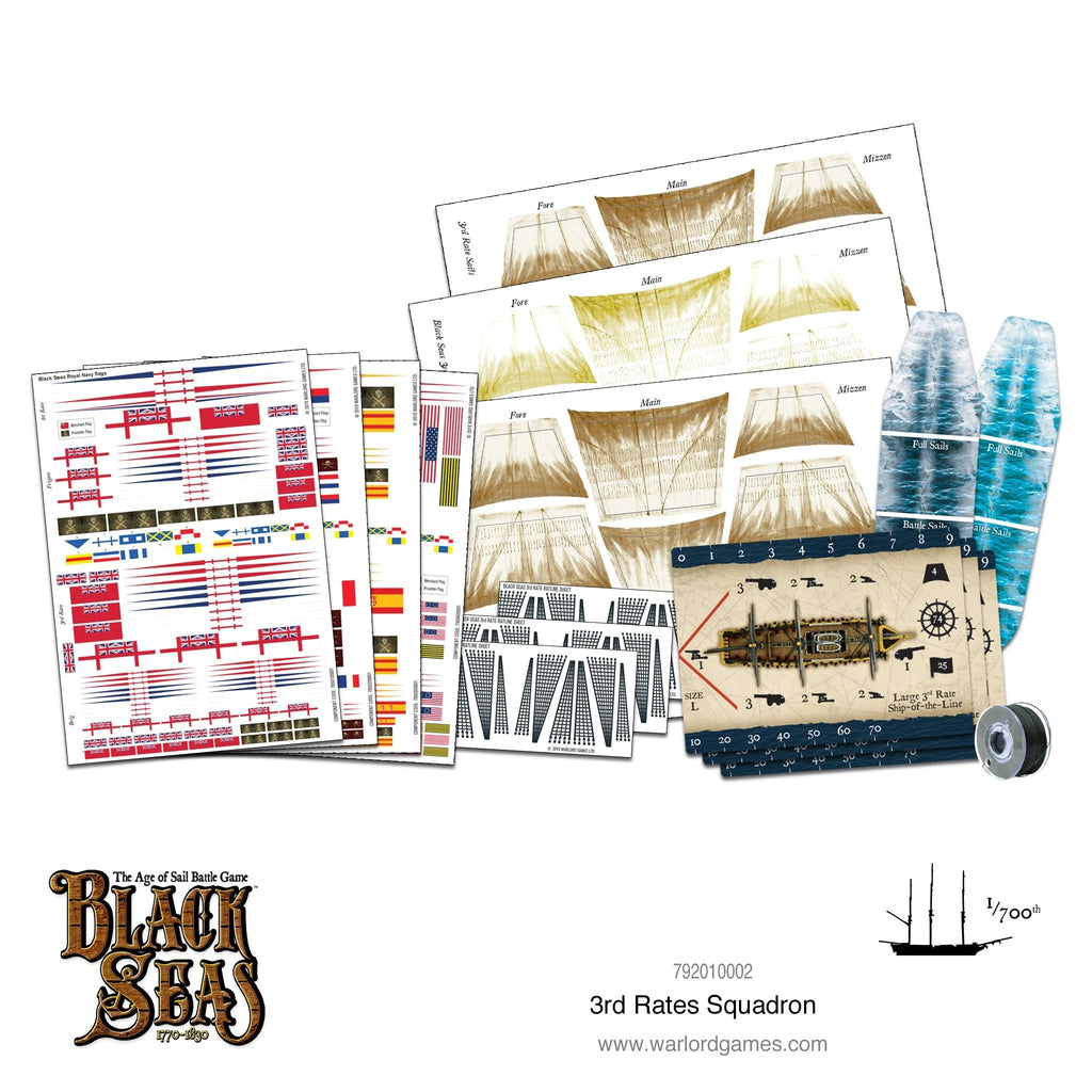 3rd Rates Squadron (1770-1830): Black Seas - The Age of Sail WLG 792010002