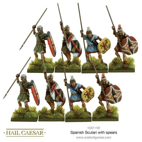 Spanish Scutari with Spears: Hail Caesar WLG 103011109