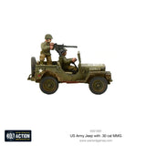 US Army Jeep with 30 Cal MMG: Bolt Action WLG 403213001