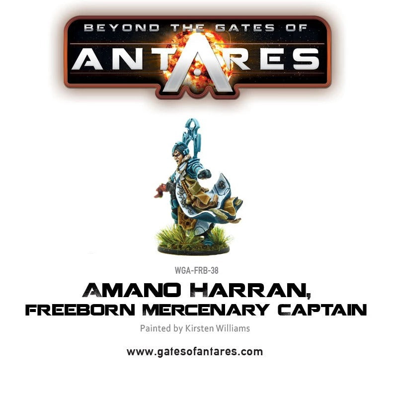 Amano Harran, Freeborn Mercenary Captain: Beyond the Gates of Antares WLG WGA-FRB-38