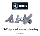 USMC 75mm Pack Howitzer Light Artillery: Bolt Action WLG WGB-AM-26