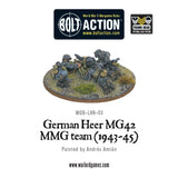 German Heer MG42 HMG Team (1943-45): Bolt Action WLG WGB-LHR-03