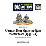 German Heer 81mm Medium Mortar Team (1943-45): Bolt Action WLG WGB-LHR-05