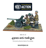 Soviet 45mm Anti-Tank Gun: Bolt Action WLG WGB-RI-28