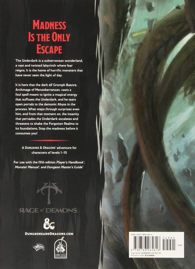 Dungeons & Dragons RPG: Out of the Abyss WOC B24390000