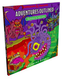 Dungeons & Dragons: Adventures Outlined Coloring Book WOC C60350000