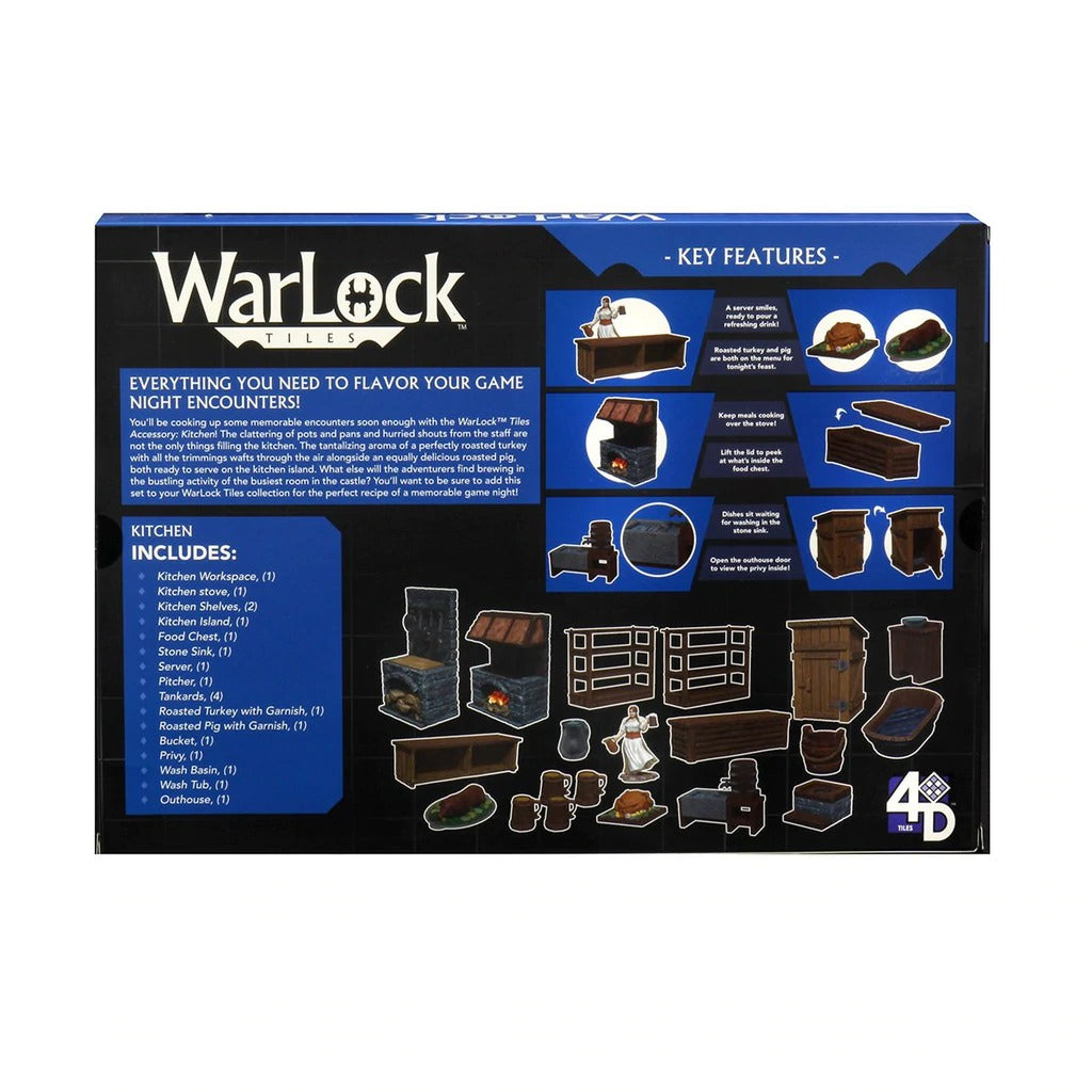 Accessory - Kitchen: WarLock Tiles - WizKids 4D Settings WZK 16526