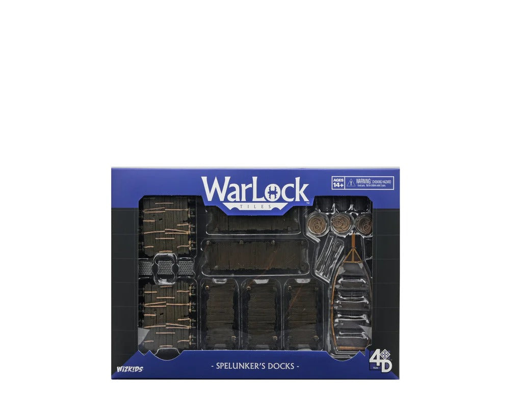 Accessory - Spelunker's Docks: WarLock Tiles - WizKids 4D Settings WZK 16541