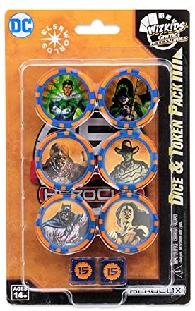 15th Anniversary Dice and Token Pack: DC Comics HeroClix WZK 72876