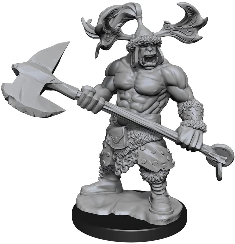 D&D Frameworks: W01 - Orc Barbarian Male WZK 75011