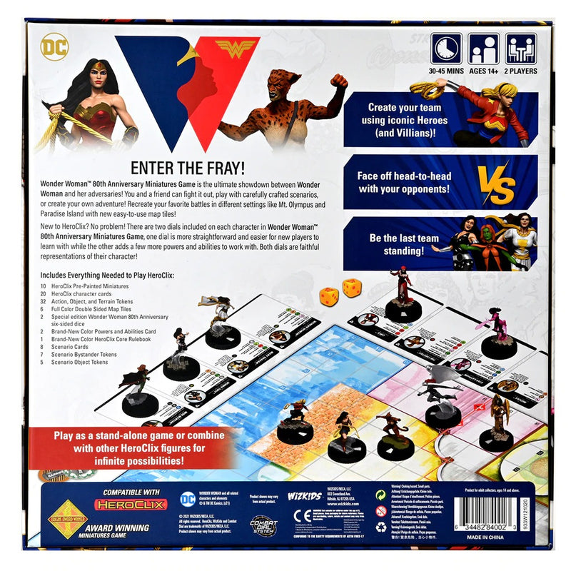 Wonder Woman 80th Anniversary Miniatures Game: DC Comics HeroClix WZK 84002