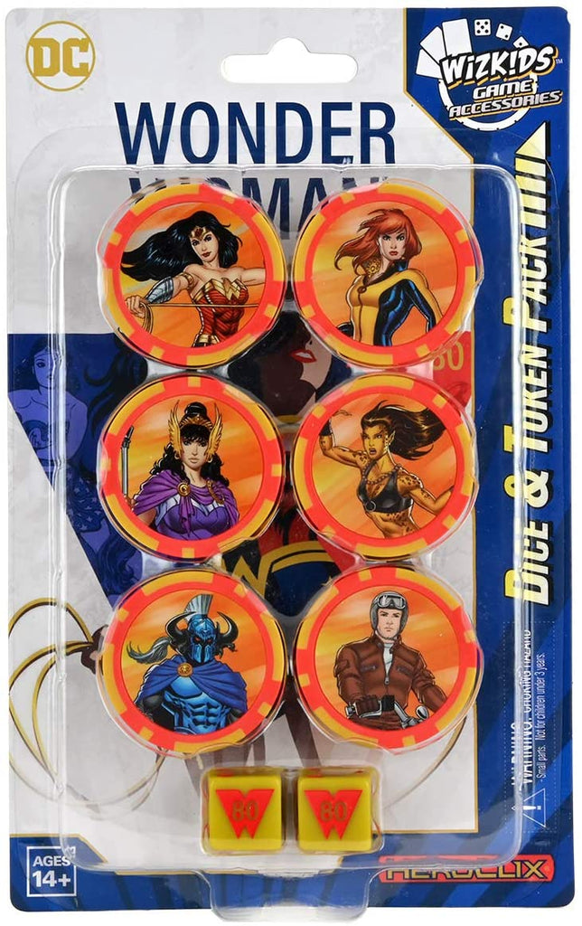 DC HeroClix: Wonder Woman 80th Anniversary Dice and Token Pack WZK 84004