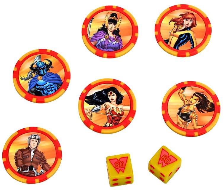 DC HeroClix: Wonder Woman 80th Anniversary Dice and Token Pack WZK 84004