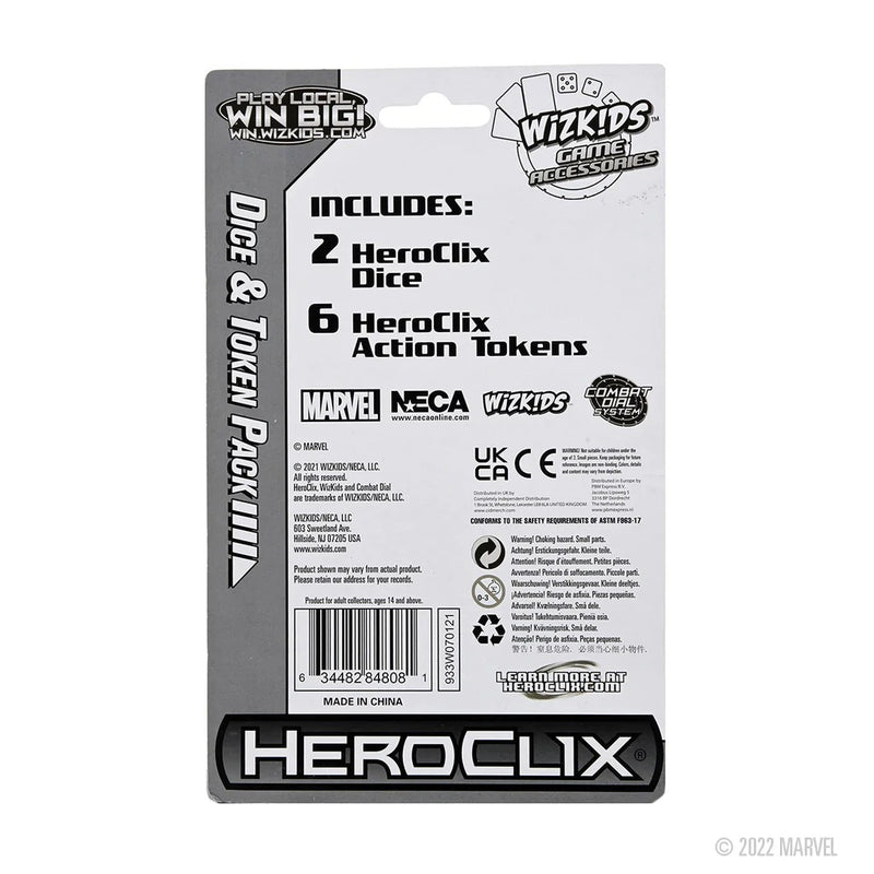Avengers War of the Realms Dice and Token Pack: Marvel HeroClix WZK 84808