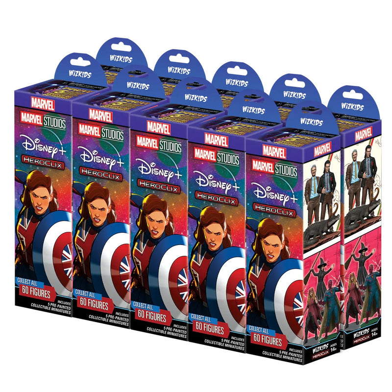 Marvel Studios Disney Plus Booster Brick: Marvel HeroClix WZK 84829