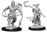 Magic the Gathering Unpainted Miniatures: W1 - Stoneforge Mystic & Kor Hookmaster (Fighter,Rogue,Wizard) WZK 90177