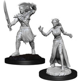 Magic the Gathering Unpainted Miniatures: W1 - Vampire Lacerator & Vampire Hexmage WZK 90179