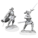 Critical Role Unpainted Miniatures: W1 - Half-Elf Paladin Xhorhas Female WZK 90390