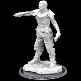 Critical Role Unpainted Miniatures: W2 - Turst Militia Swordsman & Lyrengorn Holy Priest WZK 90468