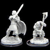 Critical Role Unpainted Miniatures: W2 - Westruun Militia Swordsman & Kraghammer Axeman WZK 90471