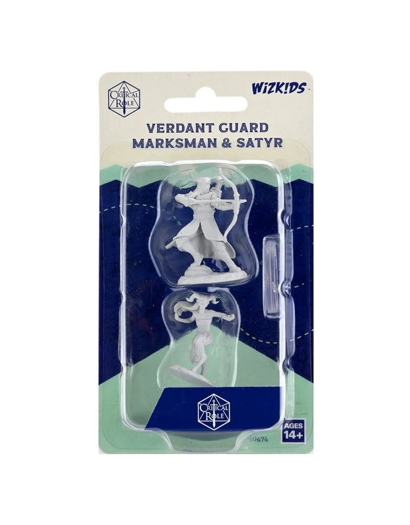Critical Role Unpainted Miniatures: W2 - Verdant Guard Marksman & Satyr WZK 90474