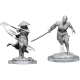 Magic the Gathering Unpainted Miniatures: W5 - Kaito Shizuki & the Wanderer WZK 90504